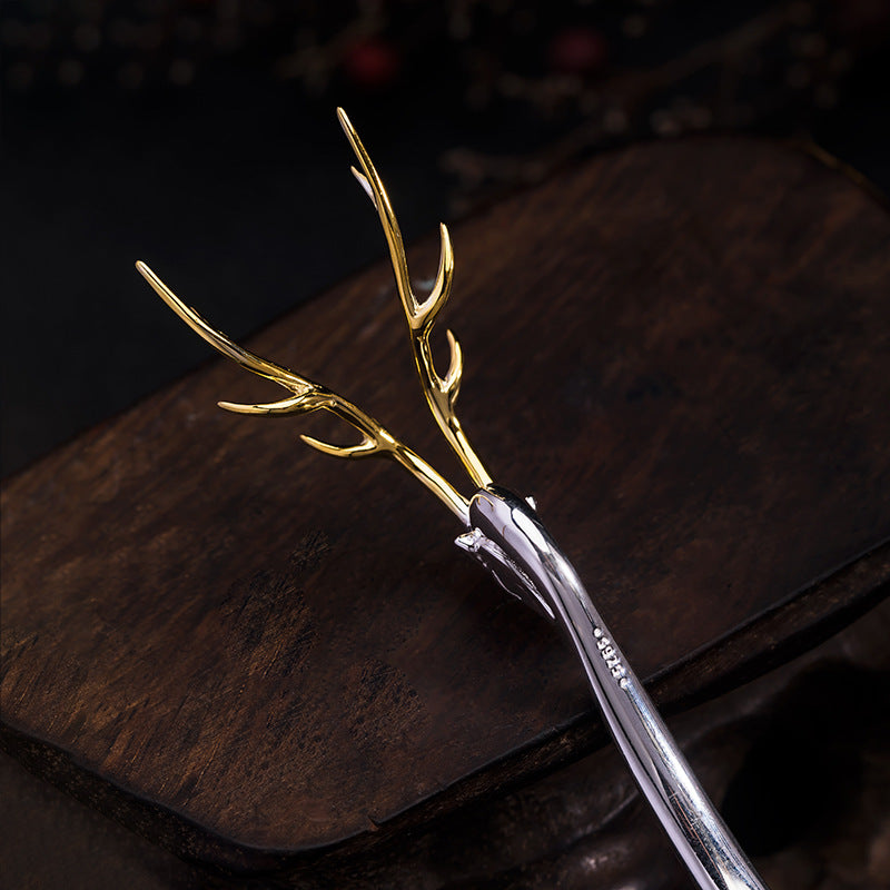 Antler Vine Hairpin – Mystic Nature Spirit Accessory