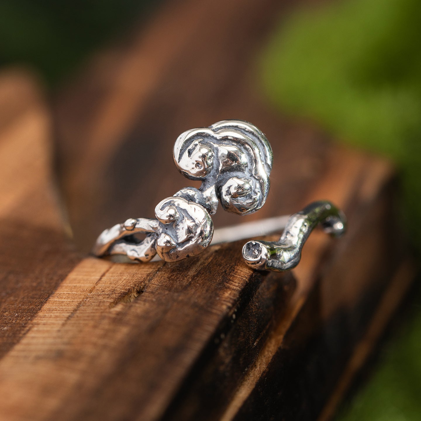 Celestial Cloud Ring for Protection, Flow and Mystic Power