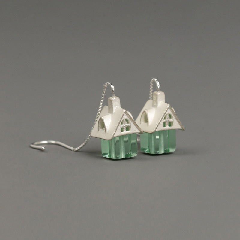 Fairy Cottage Drop Earrings – Enchanted Green Home