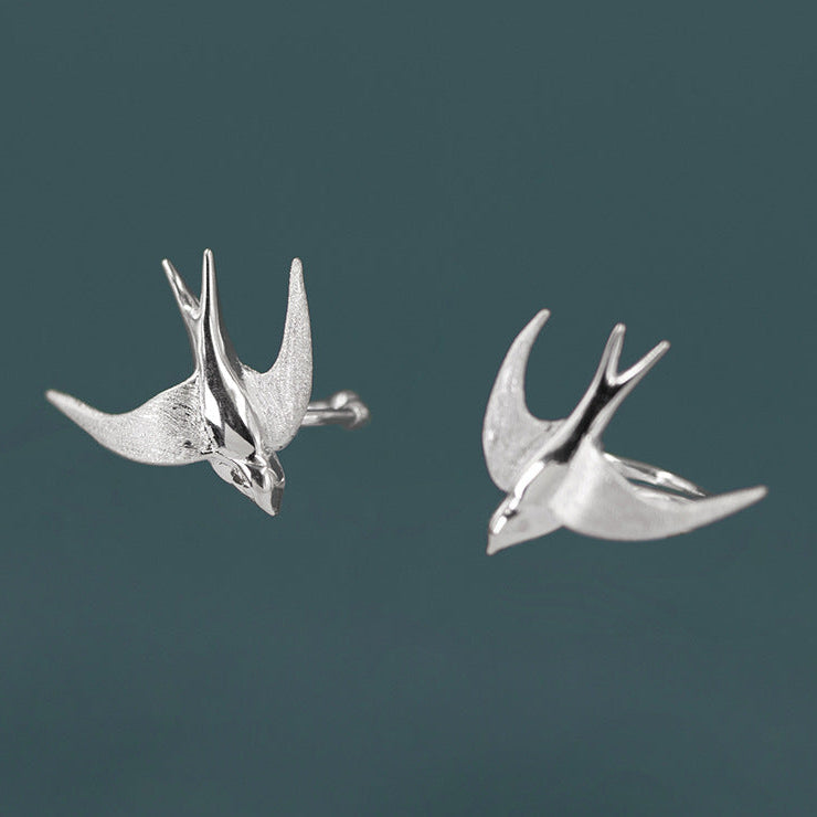 Golden Swallow Adjustable Ring for Spirit and Freedom