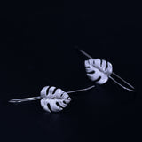 Monstera Leaf Drop Earrings with Jungle Spirit Energy
