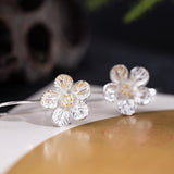 Crystal Blossom Drop Earrings with Feminine Spring Energy
