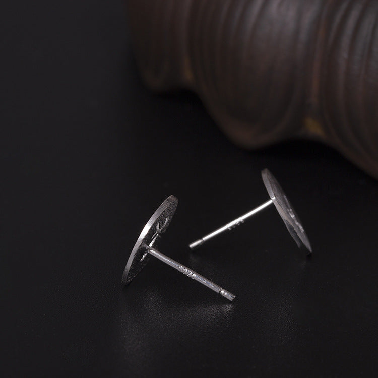 Mystic Bird Cutout Stud Earrings for Daily Protection
