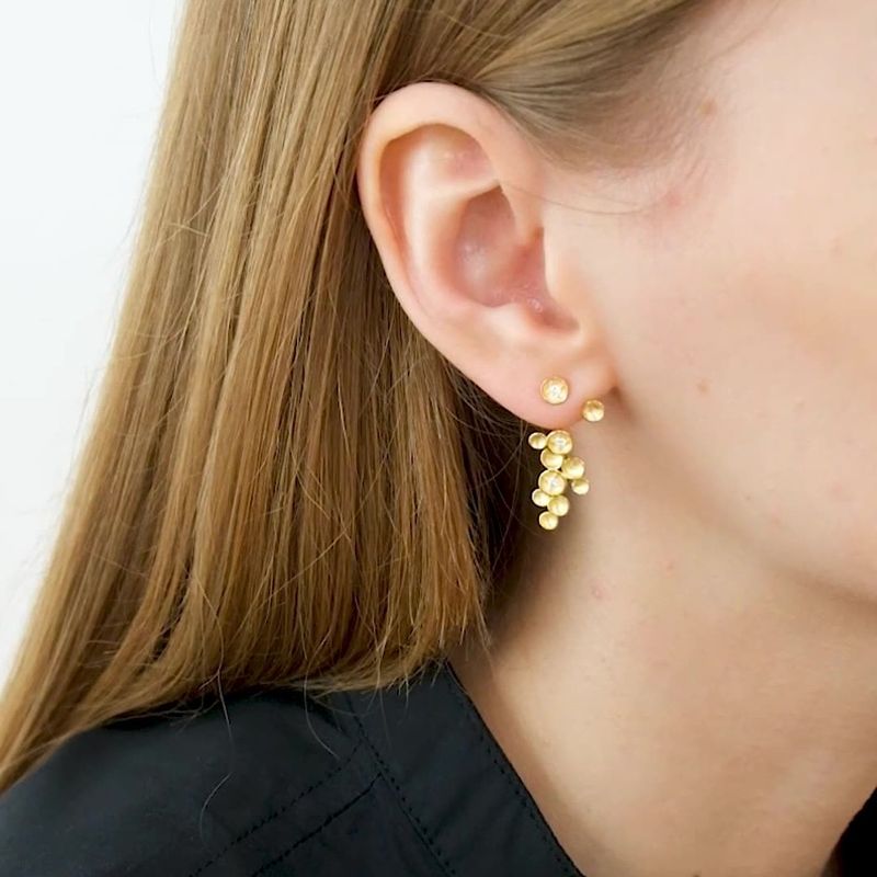Nature Drop Earrings – Sterling Silver or Gold