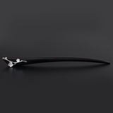 Floral Hair Stick with Silver Blossom – Zen Nature Inspired