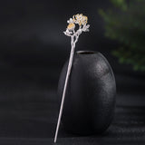 Chrysanthemum Hair Stick for Elegant Mystic Energy Flow