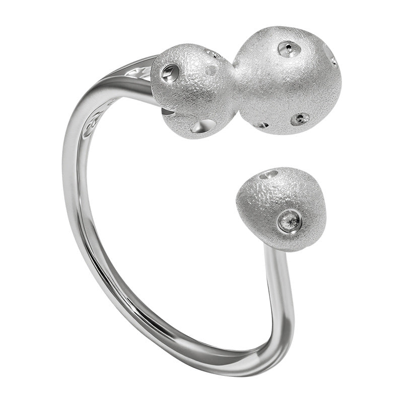Sterling Silver Mushroom Ring – Whimsical Nature-Inspired Jewelry