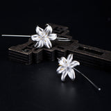 Lily Bloom Earrings – Ethereal Flower Drop Jewelry