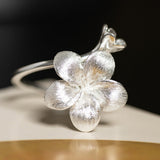 Sterling Silver Flower Ring – Botanical Nature-Inspired Jewelry