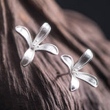 Delicate Petal Stud Earrings with Floral Energy Bloom