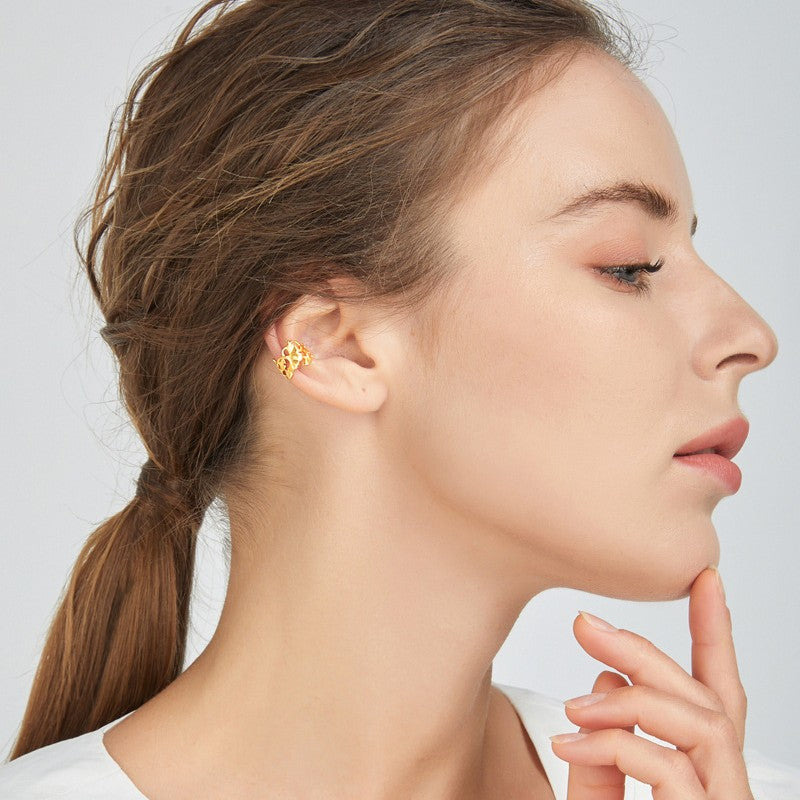 Golden Ginkgo Leaf Ring for Wisdom and Renewal Energy