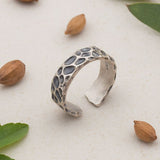 Raw Textured Lava Ring for Earthbound Spirit Power