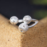 Sterling Silver Mushroom Ring – Whimsical Nature-Inspired Jewelry