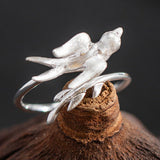 Sterling Silver Flying Bird Ring – Spirit of Freedom