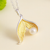 Mermaid Tail Pearl Necklace – Ocean-Inspired Elegance