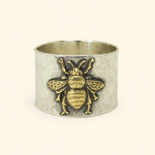 Golden Bee Totem Ring with Nature’s Mystic Energy