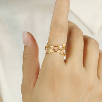 Birds on Branches Ring for Nature and Spirit Lovers