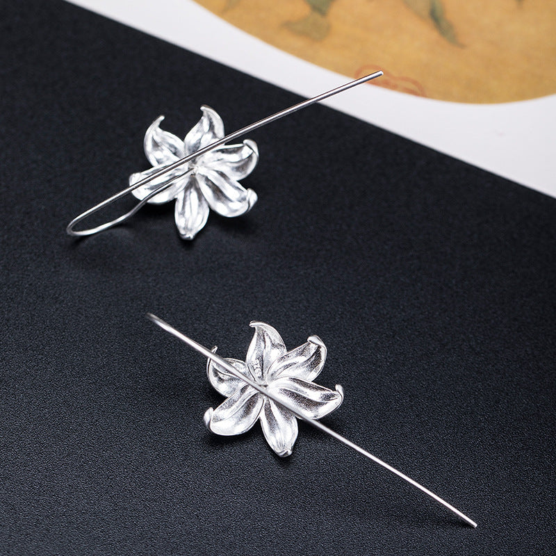 Lily Bloom Earrings – Ethereal Flower Drop Jewelry