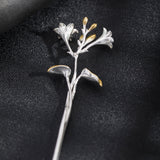 Lily Blossom Hair Stick for Goddess-Inspired Natural Beauty