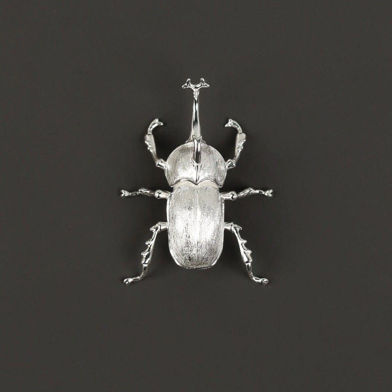 Mystic Scarab Beetle Brooch for Protection and Power