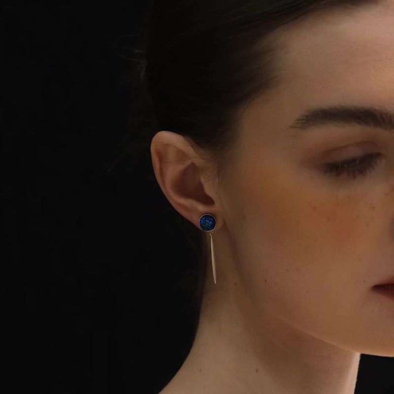 Leaf Drop Earrings Gold Silver Dangle Jewelry