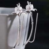 Lily Bell Drop Earrings for Nature-Inspired Mystic Style