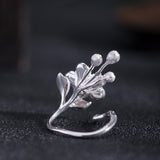 Twin Blossom Adjustable Rings in Gold and Silver Tones