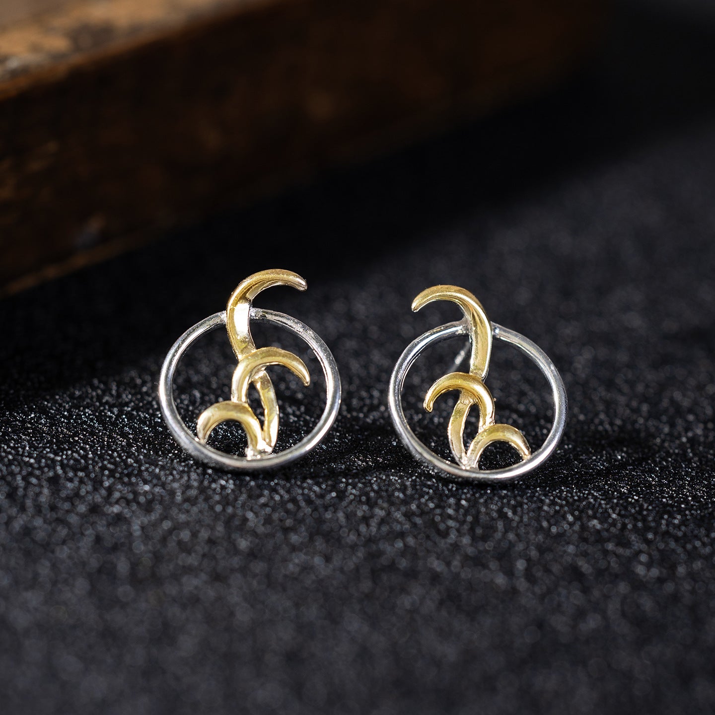 Element Flame Circle Earrings for Awakening and Sacred Motion