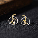 Element Flame Circle Earrings for Awakening and Sacred Motion