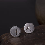 Mystic Bird Cutout Stud Earrings for Daily Protection