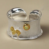 Desert Camel Ring with Turquoise Stone