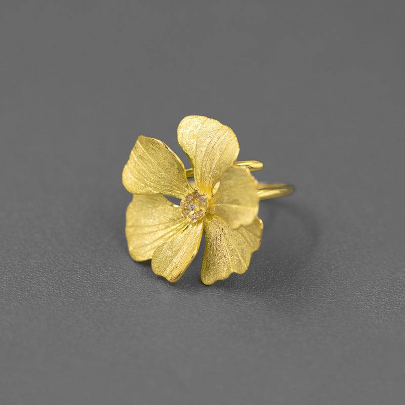 Mystic Bloom Ring – Whisper of Petal Grace