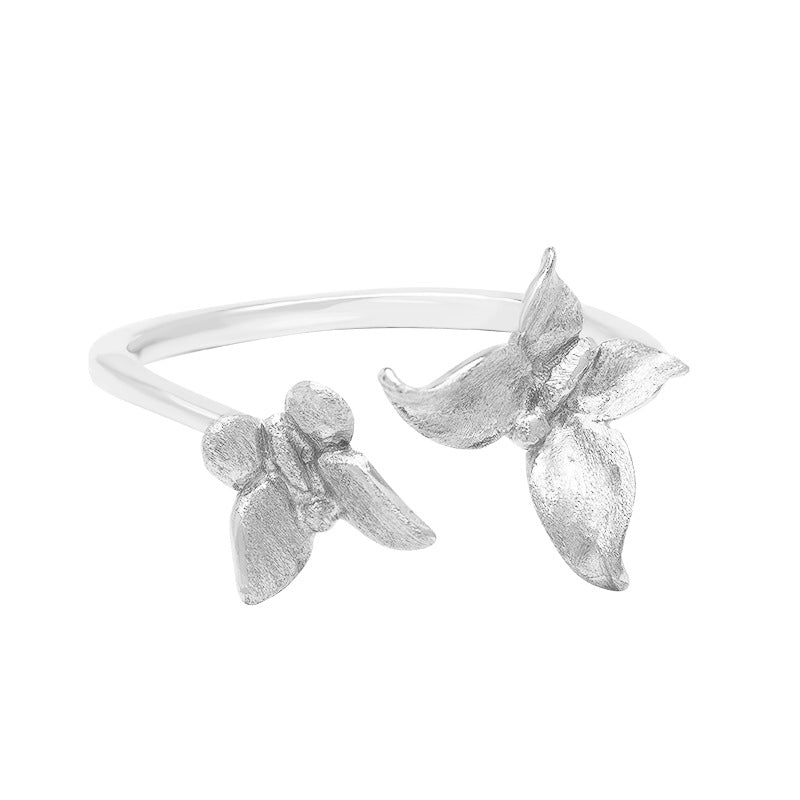Butterfly Spirit Ring in Gold and Silver for Transformation
