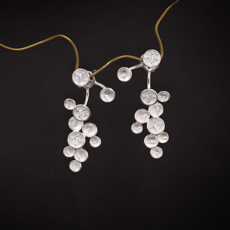Nature Drop Earrings – Sterling Silver or Gold