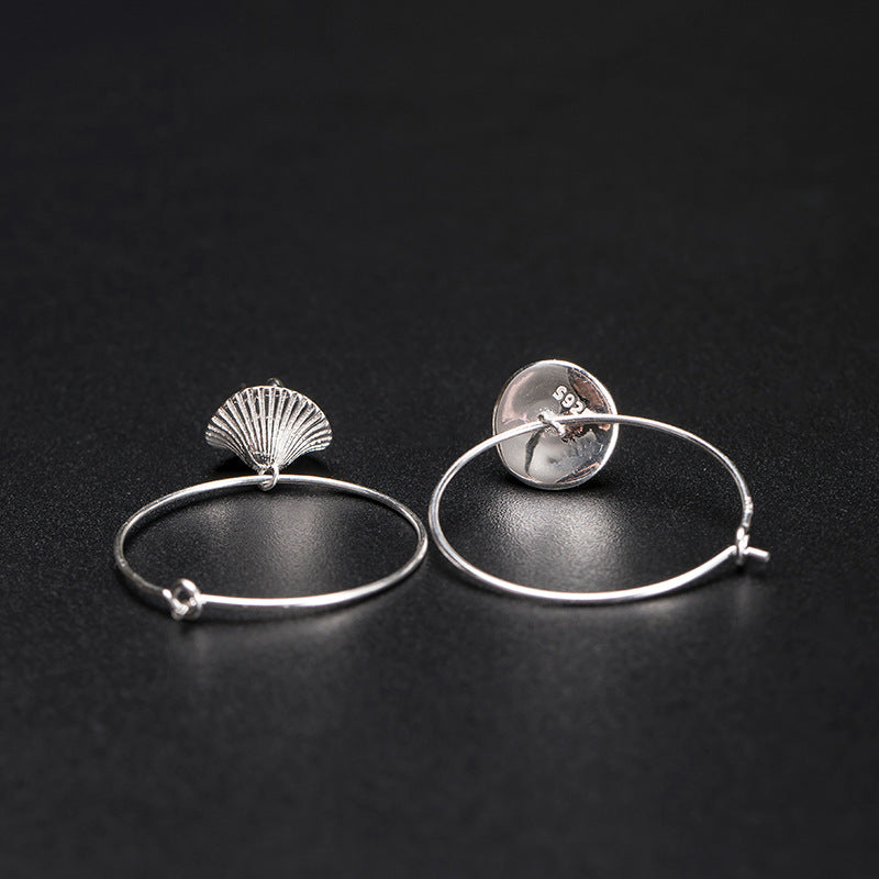 Whimsical Mushroom Hoop Earrings for Forest Spirit Energy