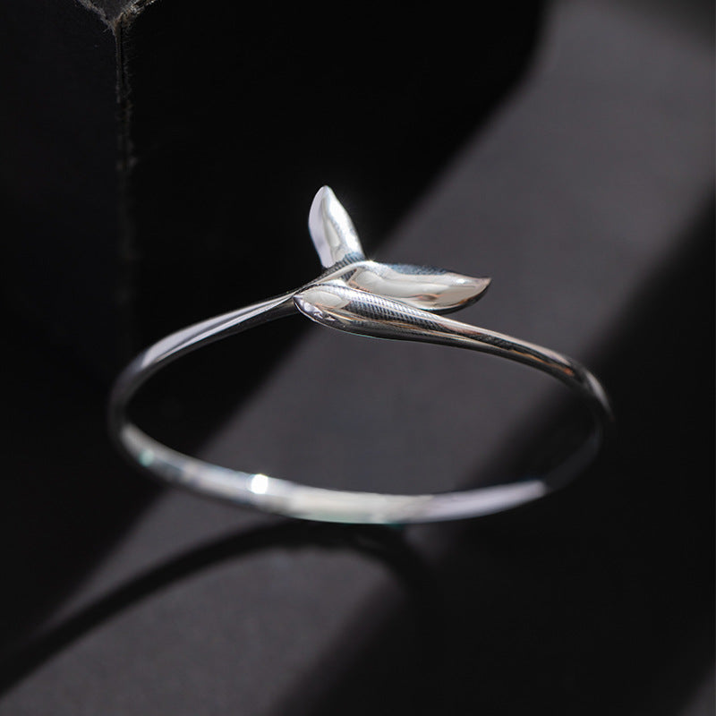 Sprouting Leaf Bracelet for Quiet Strength and Renewal