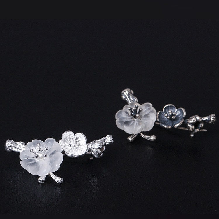 Winter Blossom Brooch of Silent Strength