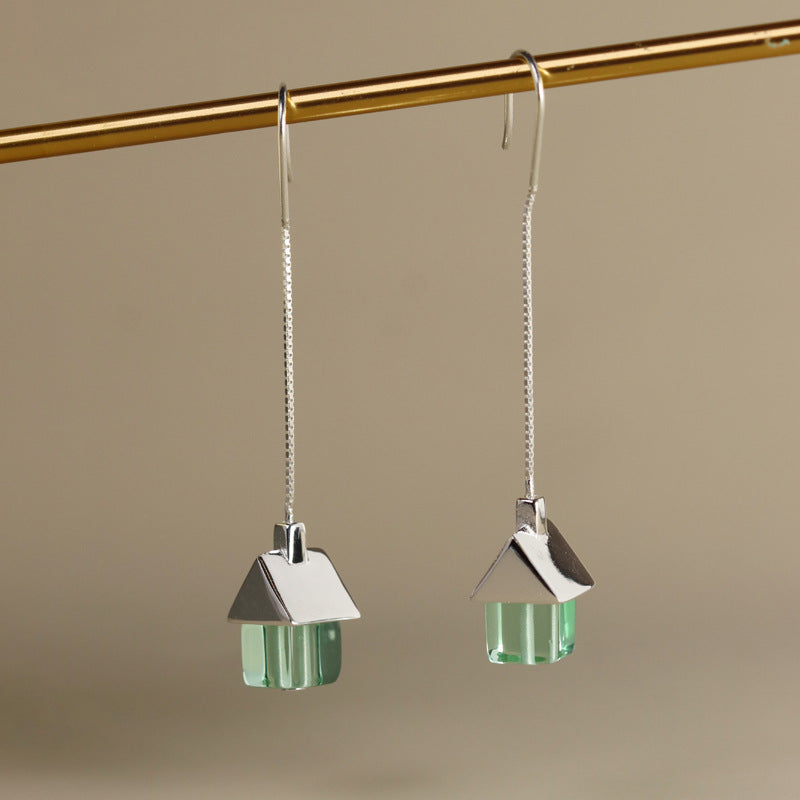 Fairy Cottage Drop Earrings – Enchanted Green Home
