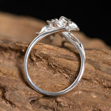 Starflower Bloom Ring – Nature-Inspired Boho Statement Jewelry