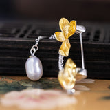 Lotus Frog Pearl Ear Cuff for Mythic Rebirth Energy