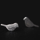 Silver Bird Stud Earrings for Freedom and Soul Flight