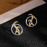 Element Flame Circle Earrings for Awakening and Sacred Motion