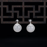 Moonlight Glow Drop Earrings for Inner Peace & Balance