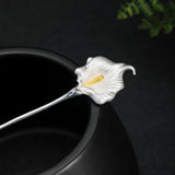 Lily Moonlight Hairpin with Golden Stamen Accent