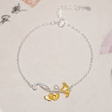 Ginkgo Leaf Pearl Necklace – Sterling Silver Nature Jewelry