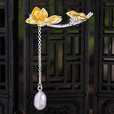 Lotus Frog Pearl Ear Cuff for Mythic Rebirth Energy